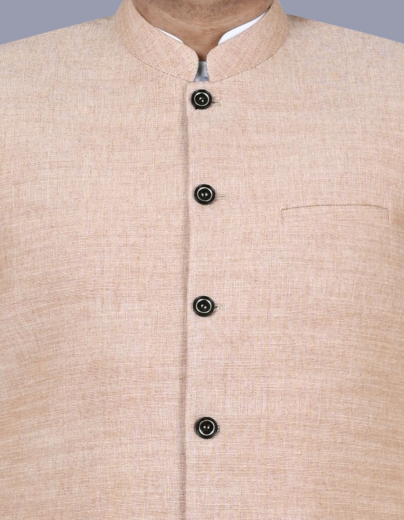 Brown Slub Waist Coat WC2402-6C-36