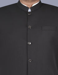 Chocolate Plain Waist Coat WC2407-5S-36
