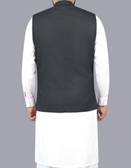 Charcoal Texture Waist Coat WC2411-3S-40