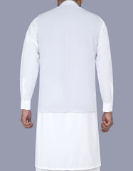 White Plain Waist Coat WC2510-1C-40