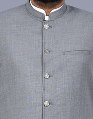 Grey Texture Waist Coat WC2516-4C-36