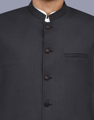 Charcoal Texture Waist Coat WC2522-3S-36