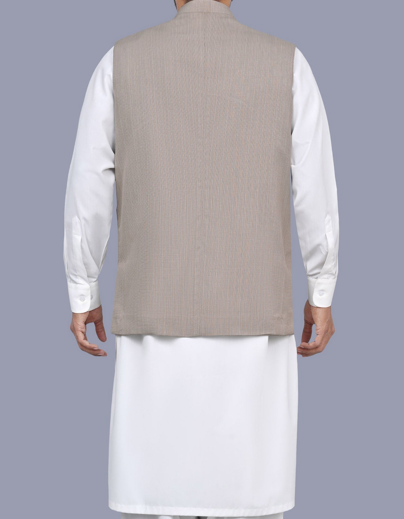 Beige Texture Waist Coat WC2522-4S-40