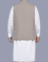 Beige Texture Waist Coat WC2522-4S-40