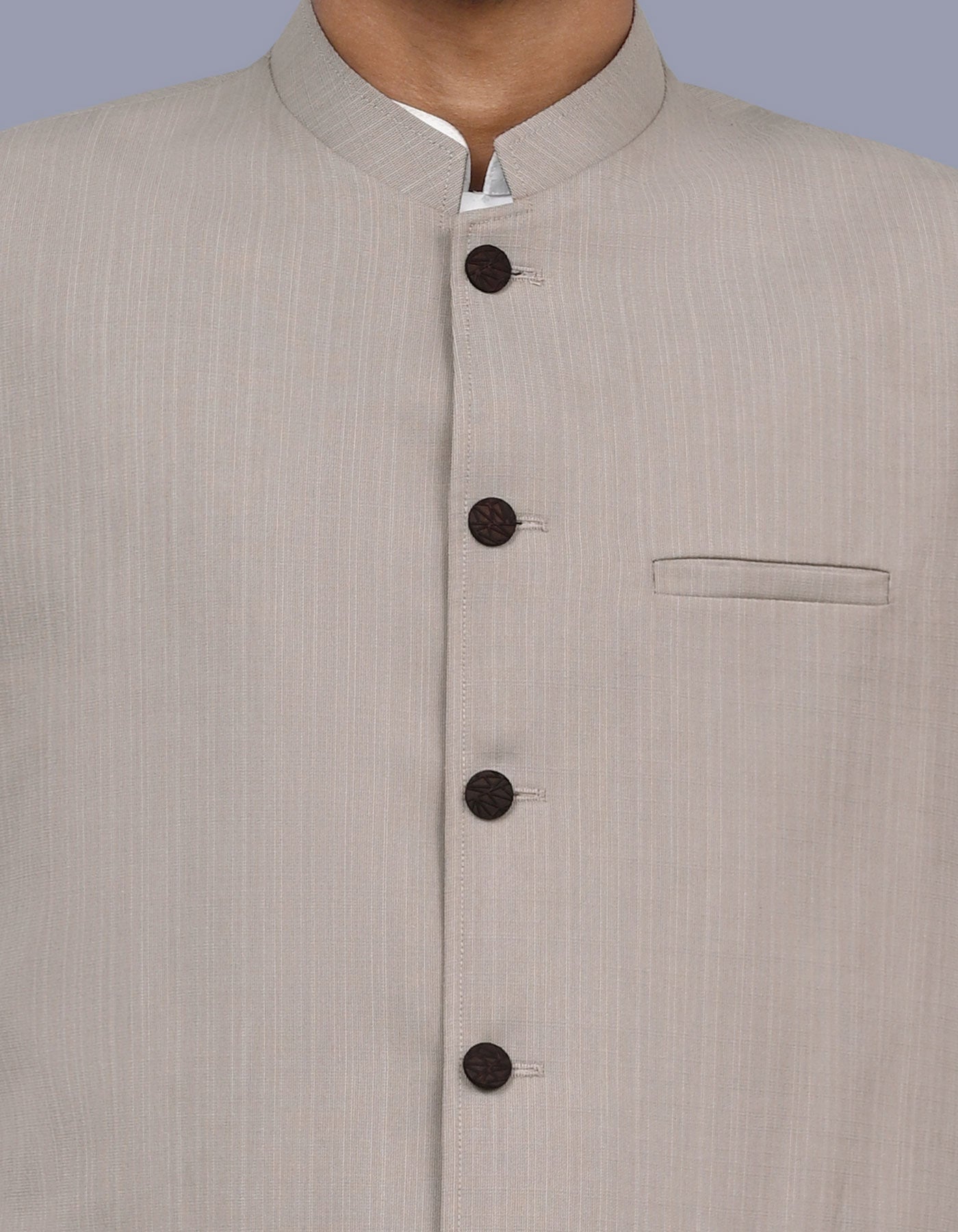 Beige Texture Waist Coat WC2522-4S-36