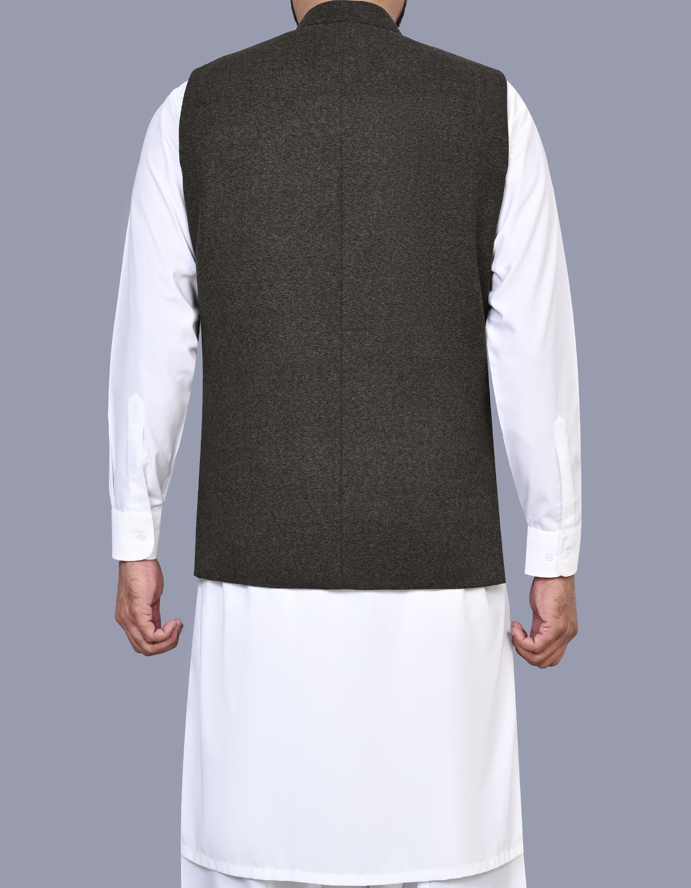 Charcoal Check Waist Coat WC2523-2C-40