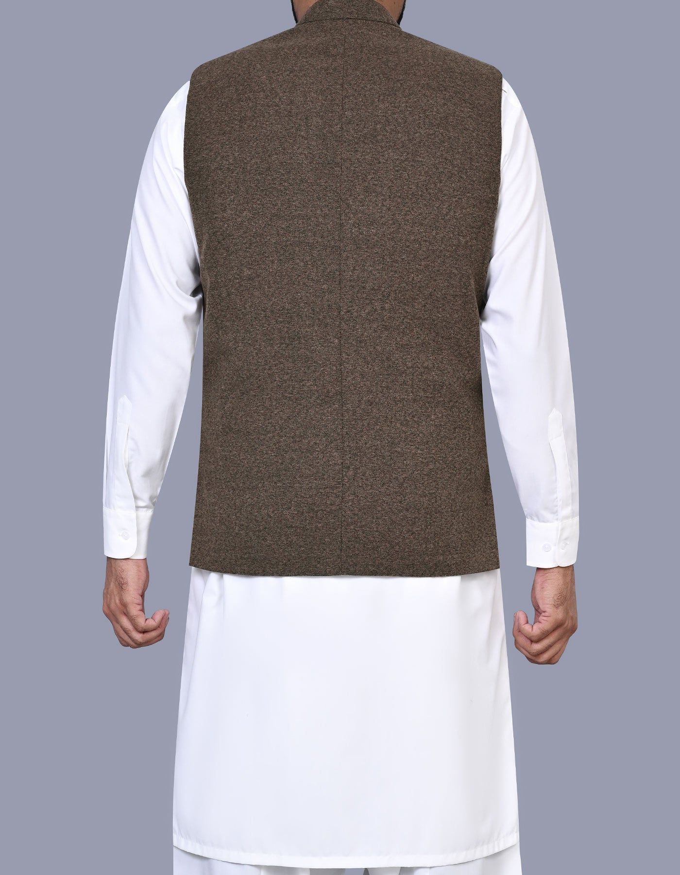 Brown Check Waist Coat WC2523-3C-40