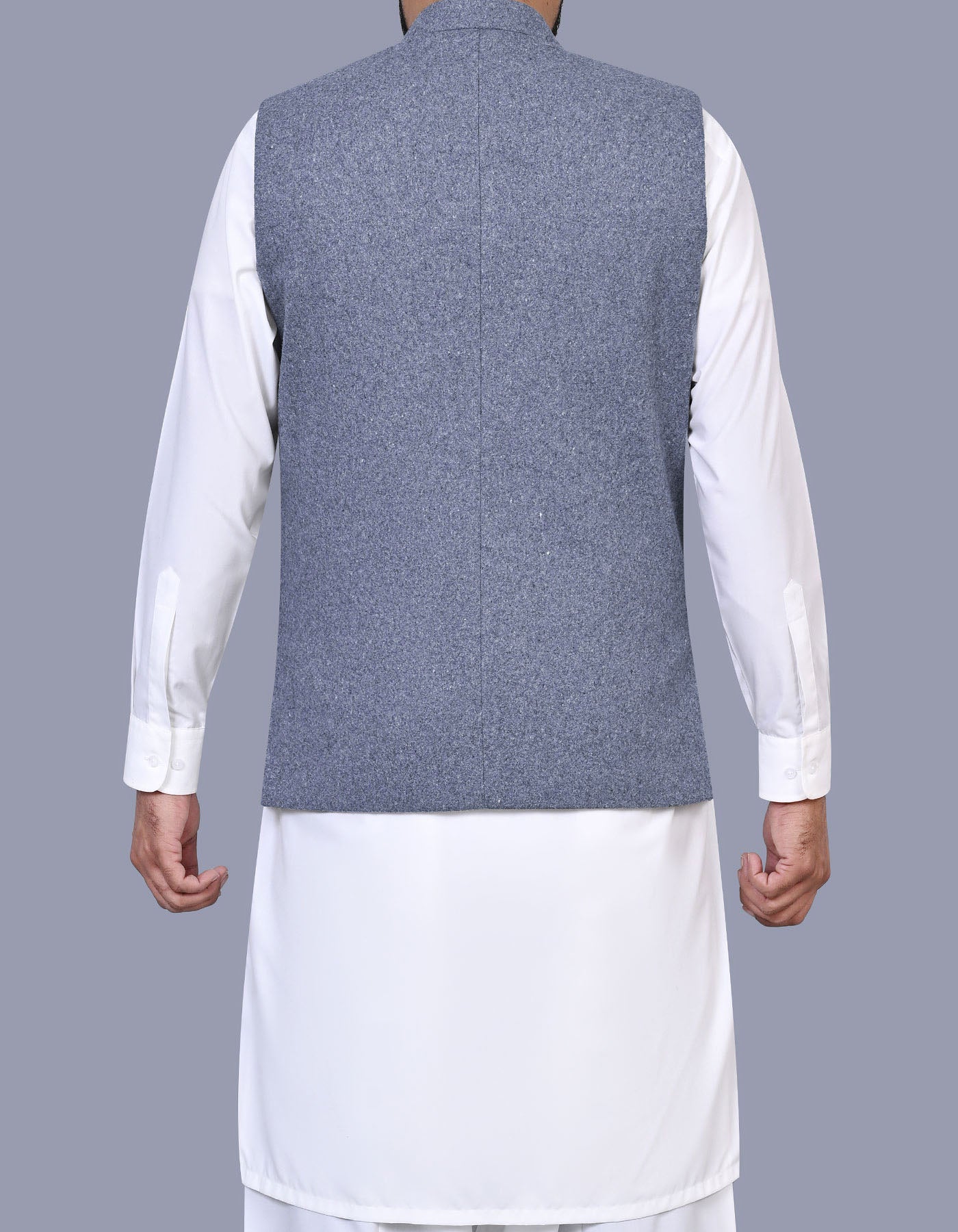 Grey Plain Waist Coat WC2526-1S-40