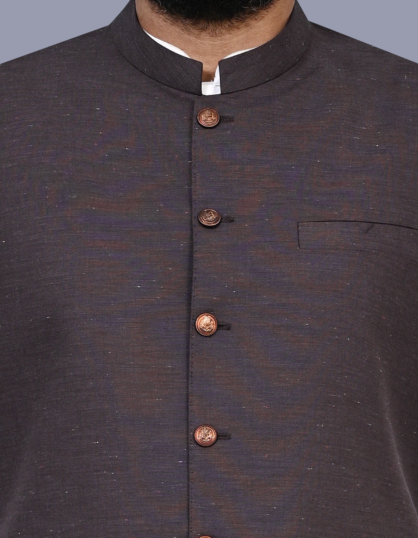 Chocolate Texture Waist Coat WC2600-3S-36