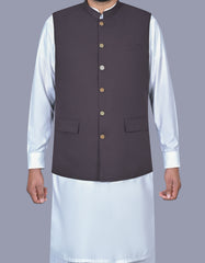 Charcoal Texture Waist Coat WC2601-3C-34