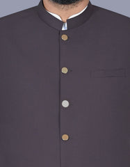 Charcoal Texture Waist Coat WC2601-3S-36