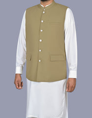 Pista Green Texture Waist Coat WC2601-4S-38