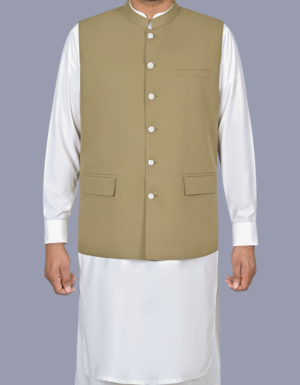 Pista Green Texture Waist Coat WC2601-4S-34