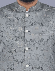 Charcoal Texture Waist Coat WC2602C-36