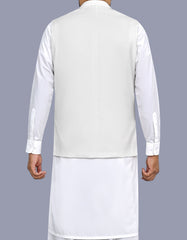 Off White Plain Waist Coat WC2608C-40