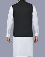 Black Plain Waist Coat WC2611C-40