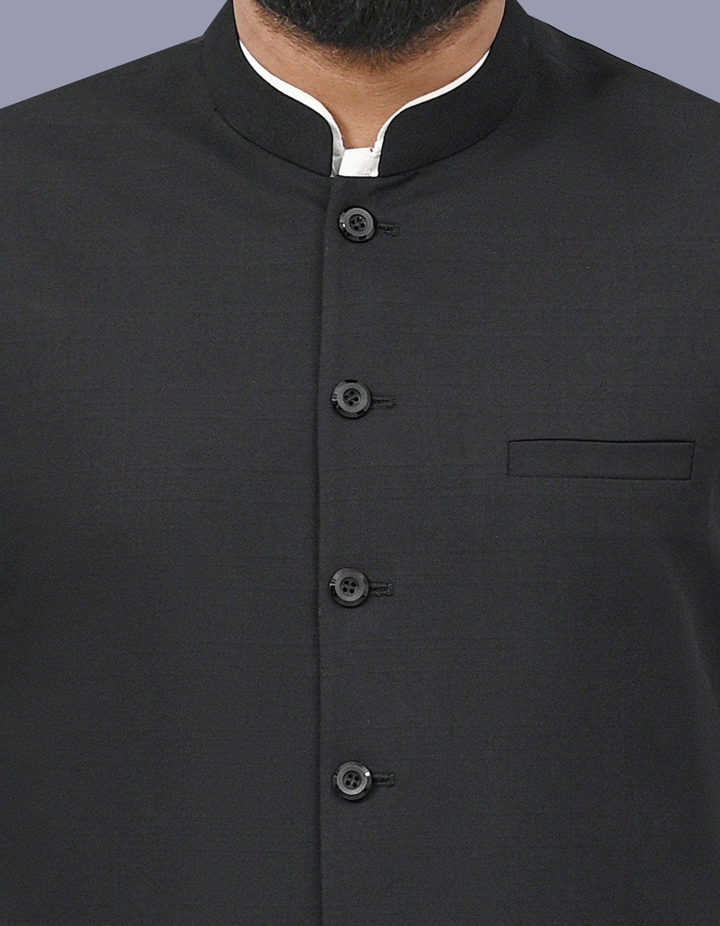 Black Check Waist Coat WC2639C-36