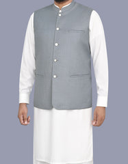 Grey Plain Waist Coat WC2646C-38