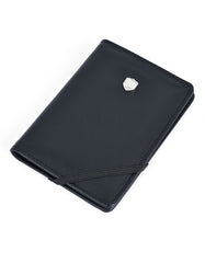 Black 100% Leather Passport Holder