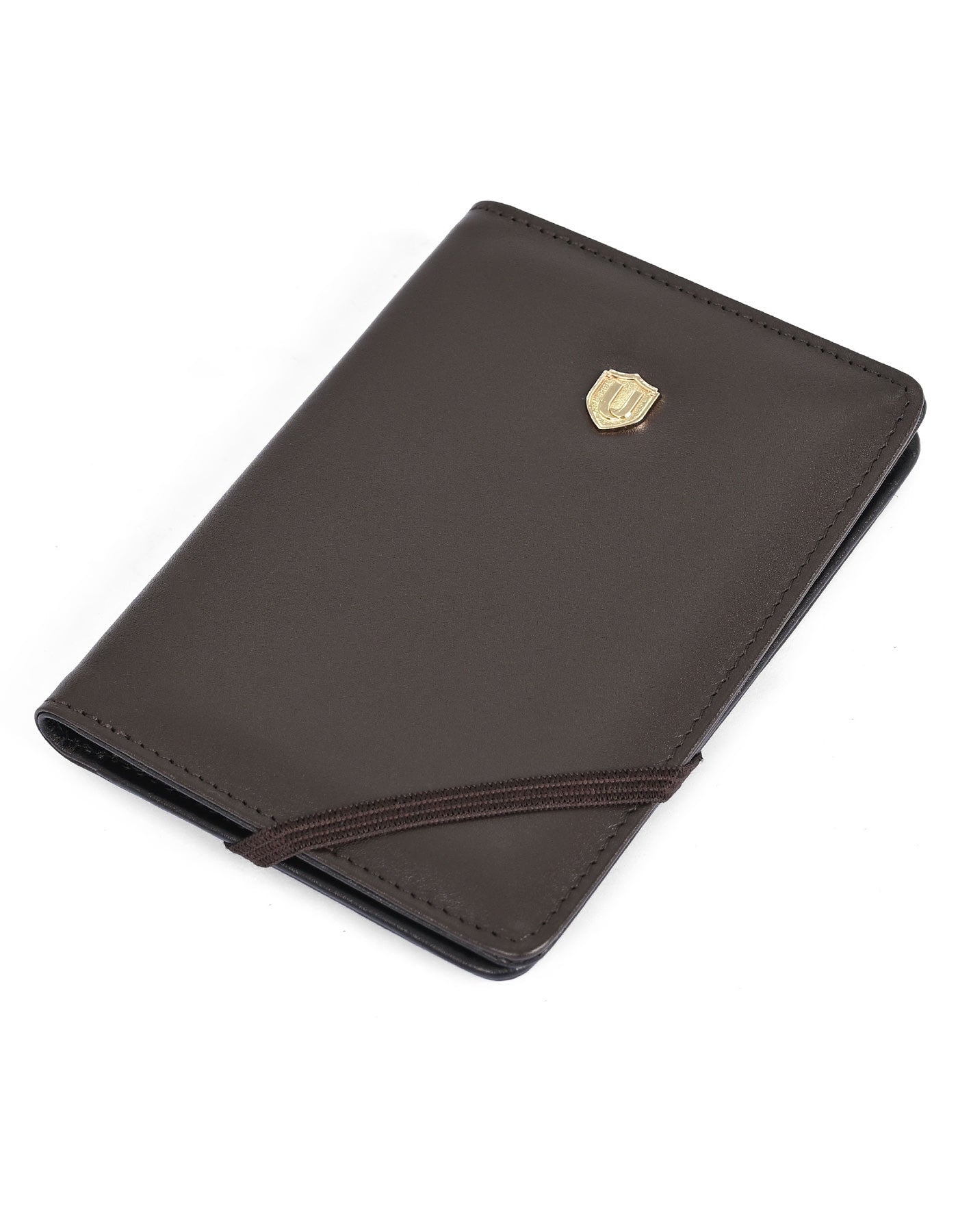 Brown 100% Leather Passport Holder