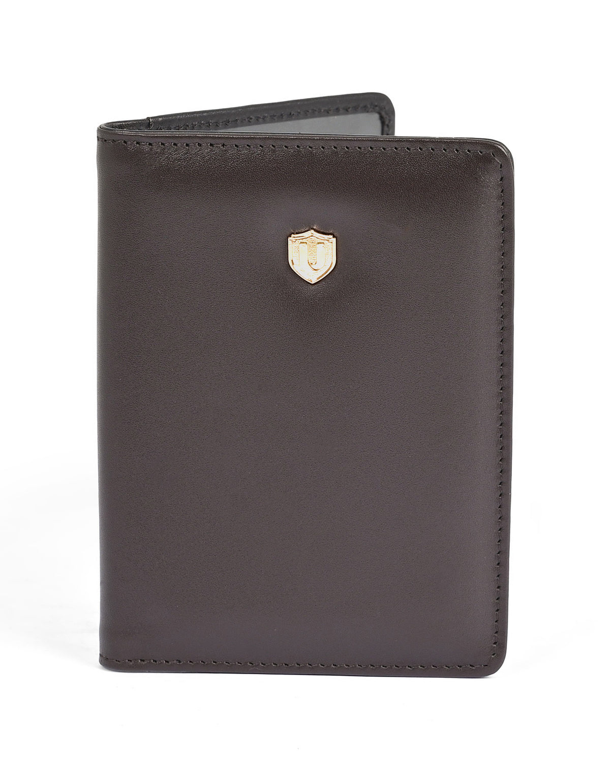 Brown 100% Leather Passport Holder