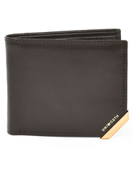 Brown 100% Leather Basic Wallet