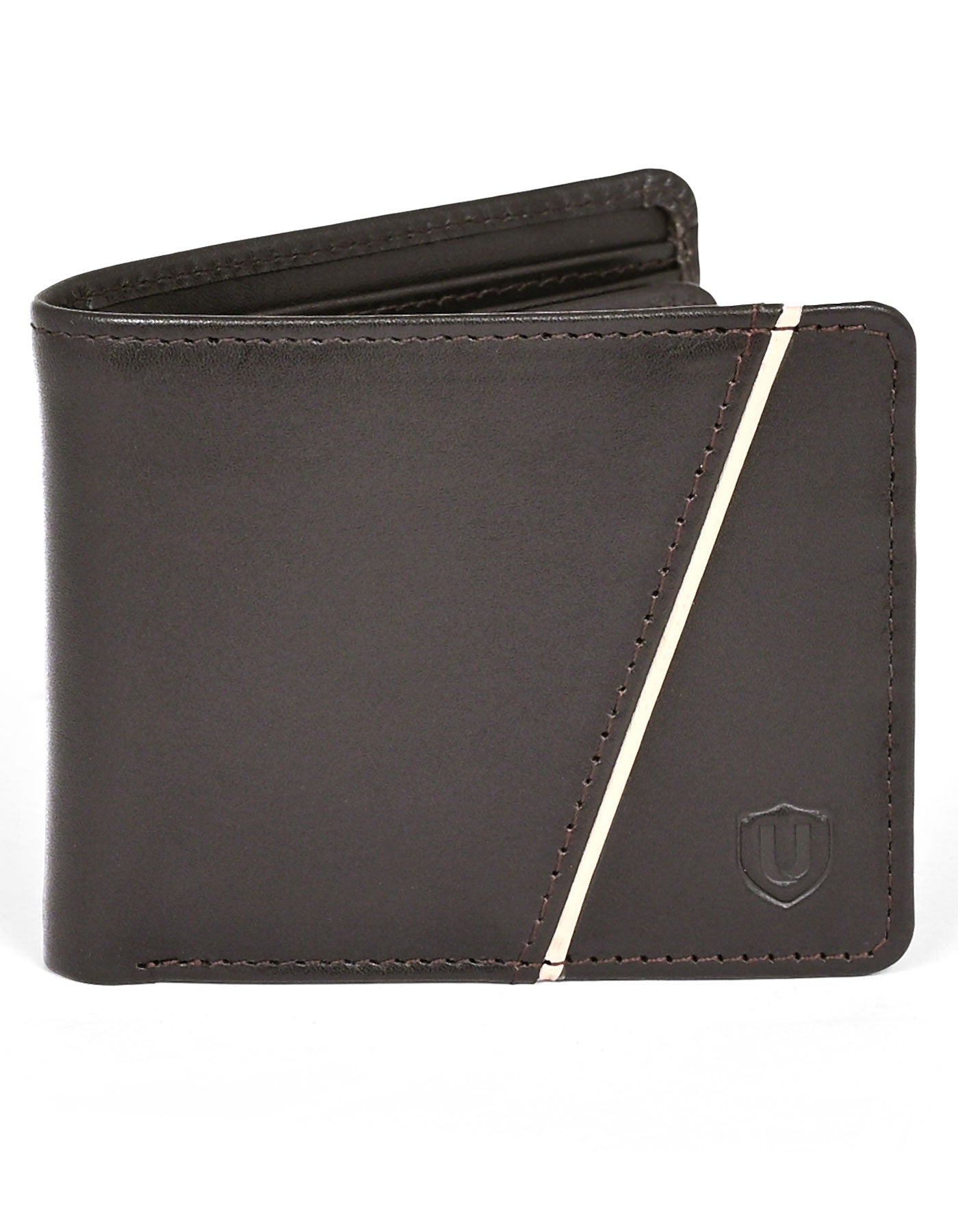 Brown Texture 100% Leather Wallet