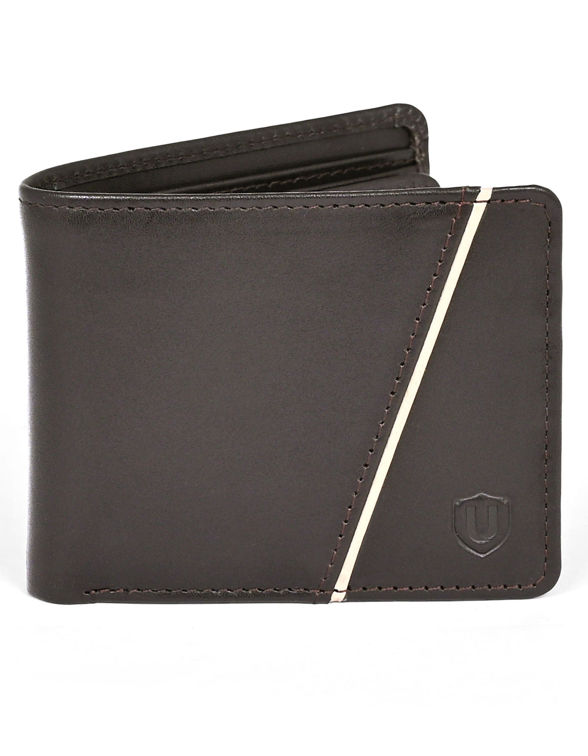 Brown Texture 100% Leather Wallet