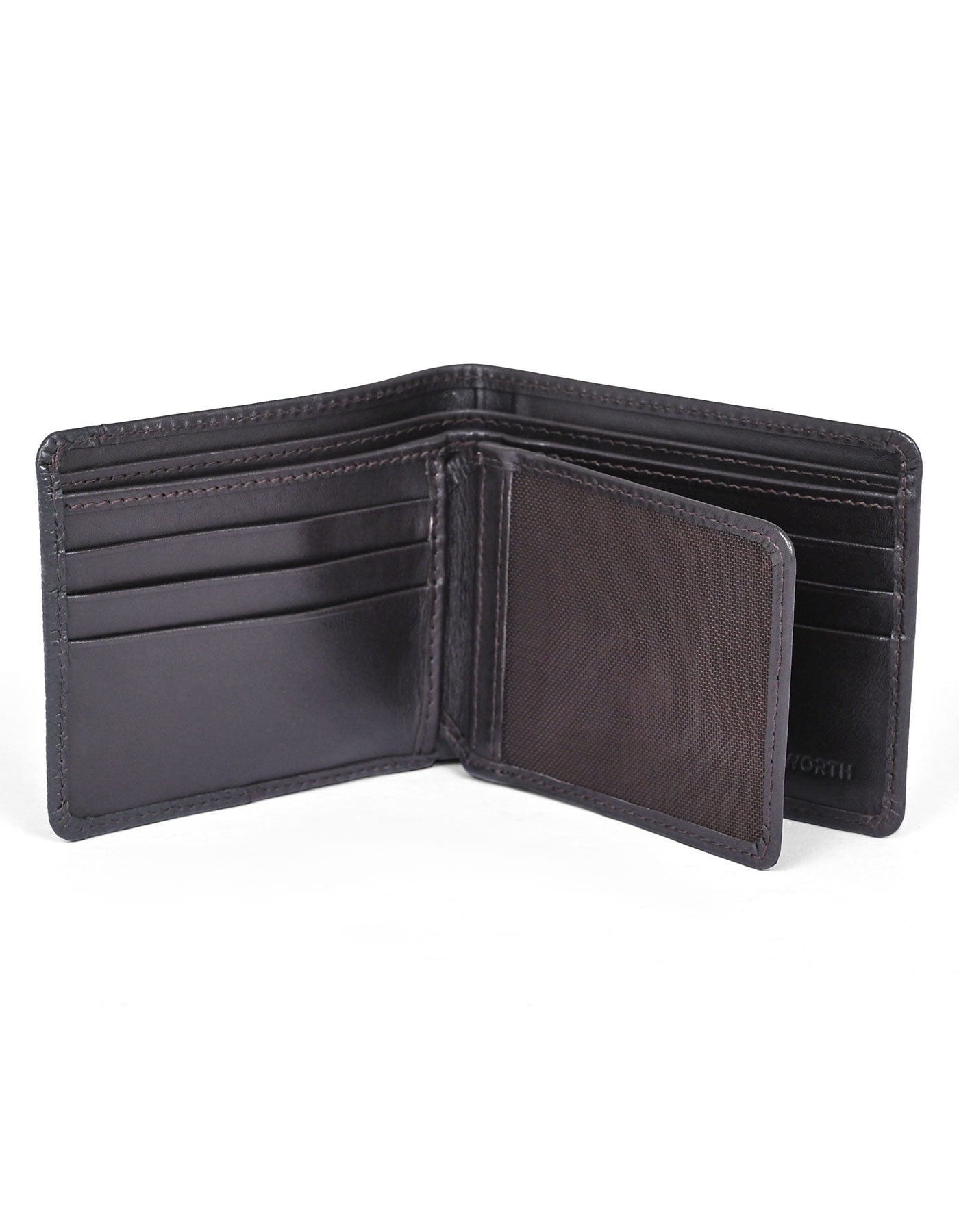 Brown Plain 100% Leather Wallet