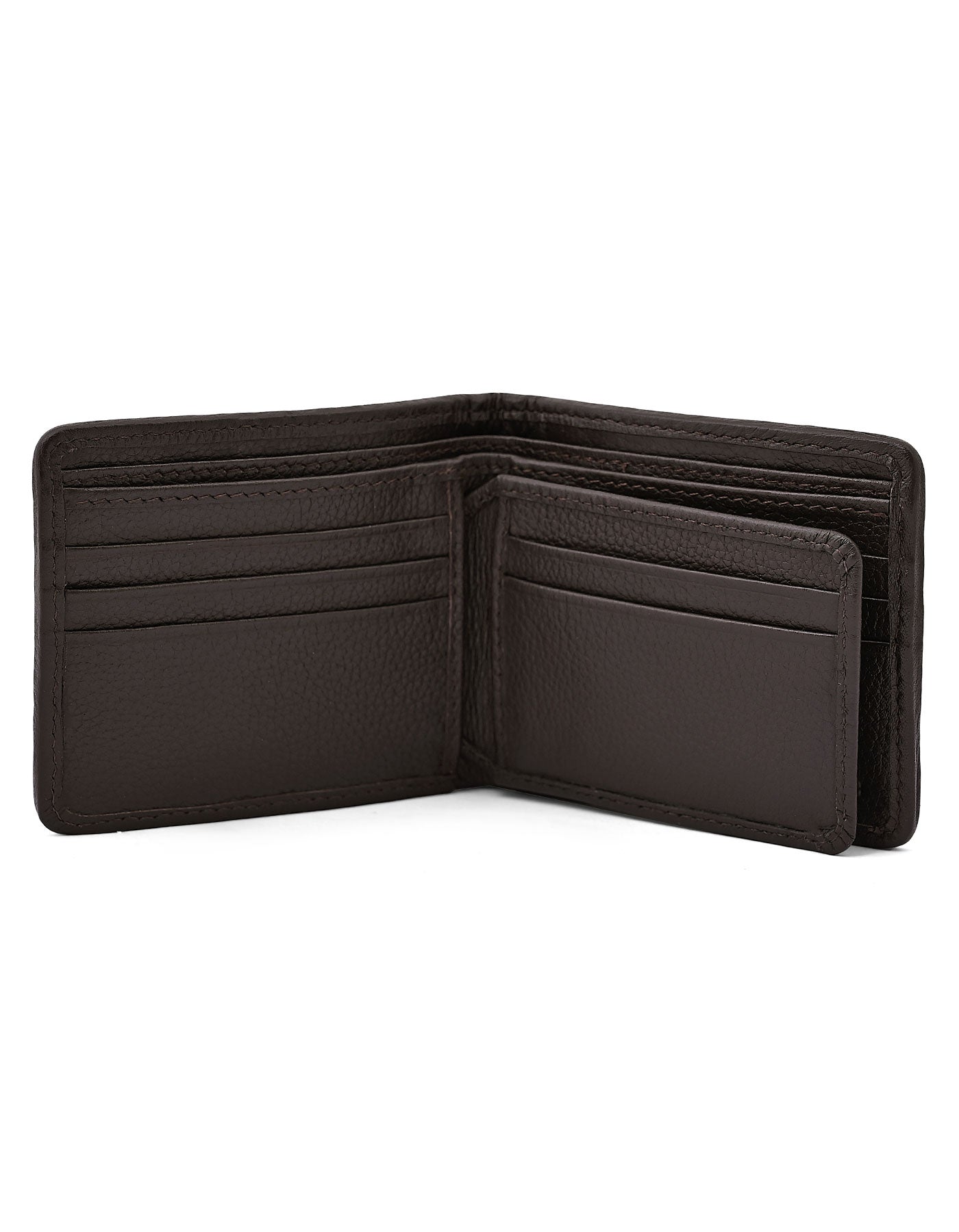 Brown Texture 100% Leather Wallet