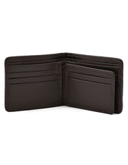 Brown Texture 100% Leather Wallet