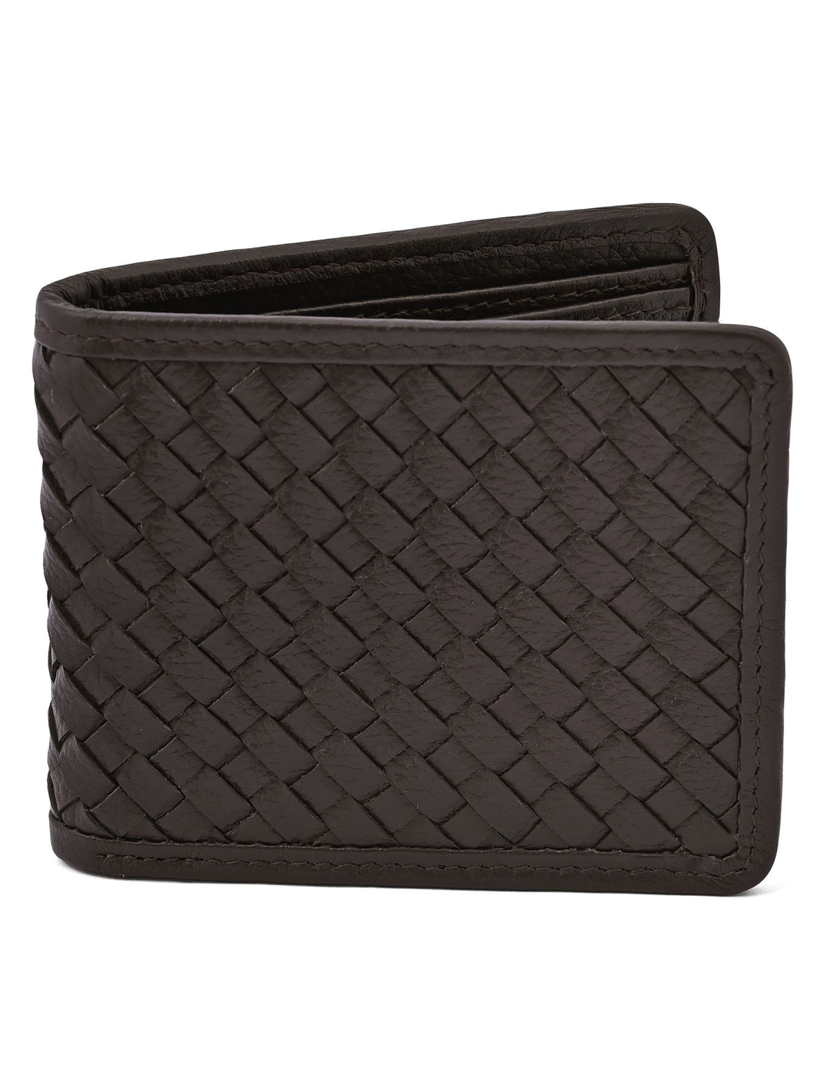 Brown Texture 100% Leather Wallet
