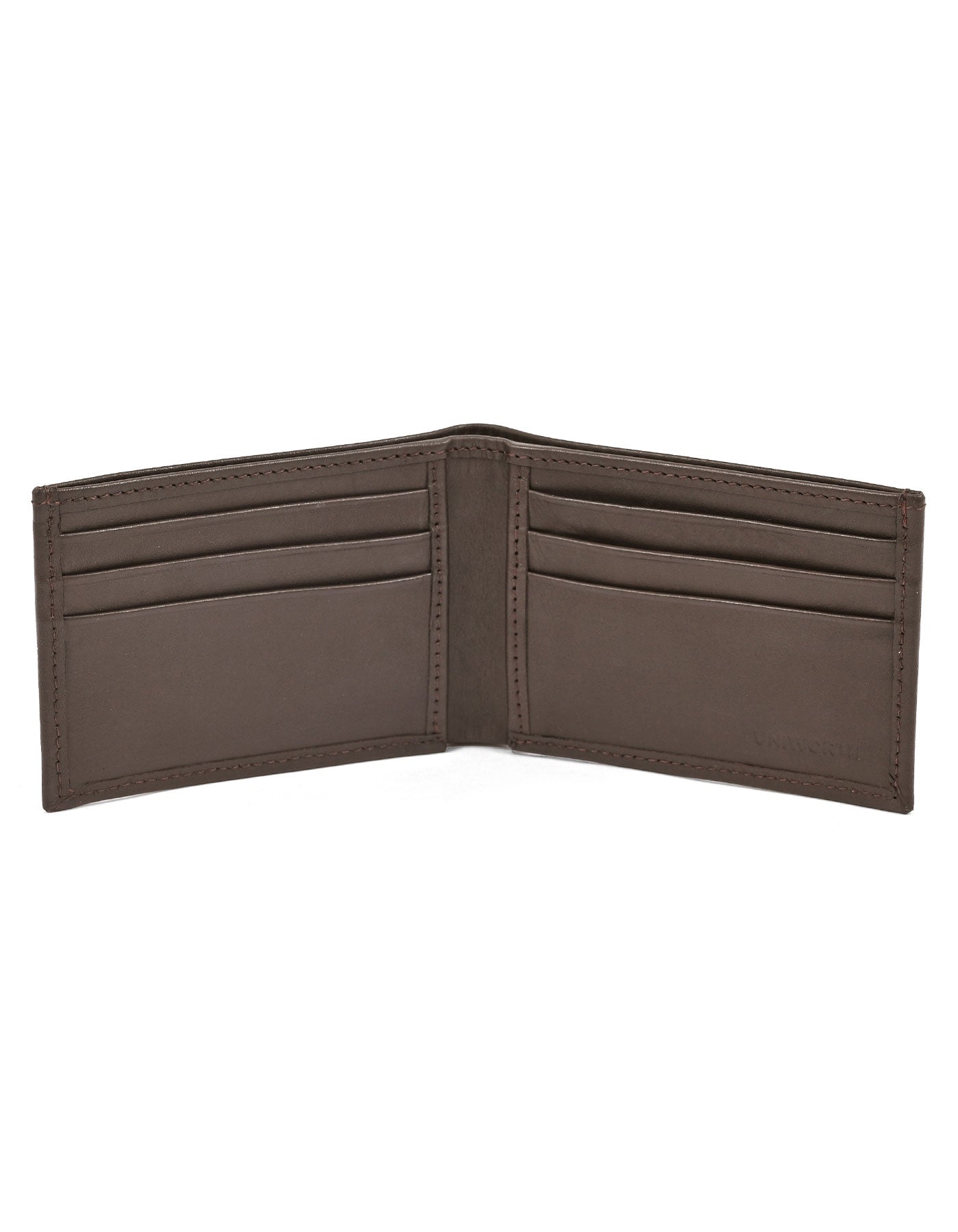 Brown Plain 100% Leather Wallet
