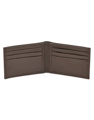 Brown Plain 100% Leather Wallet