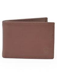 Burgundy Plain 100% Leather Wallet