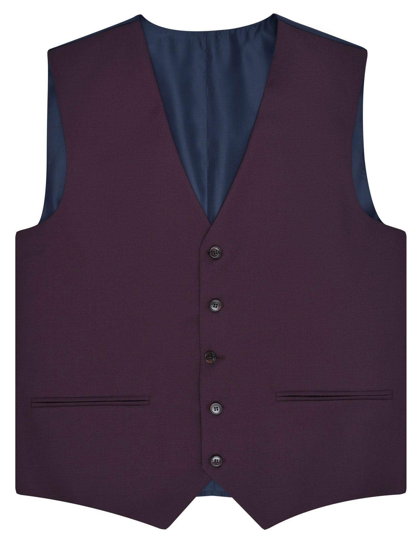 Burgundy Plain Suit STW2430-34