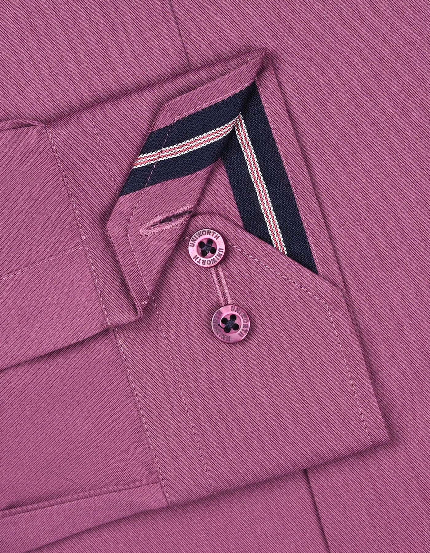 Plain Plum Tailored Smart Fit Shirt FS1622-1SF-15.5