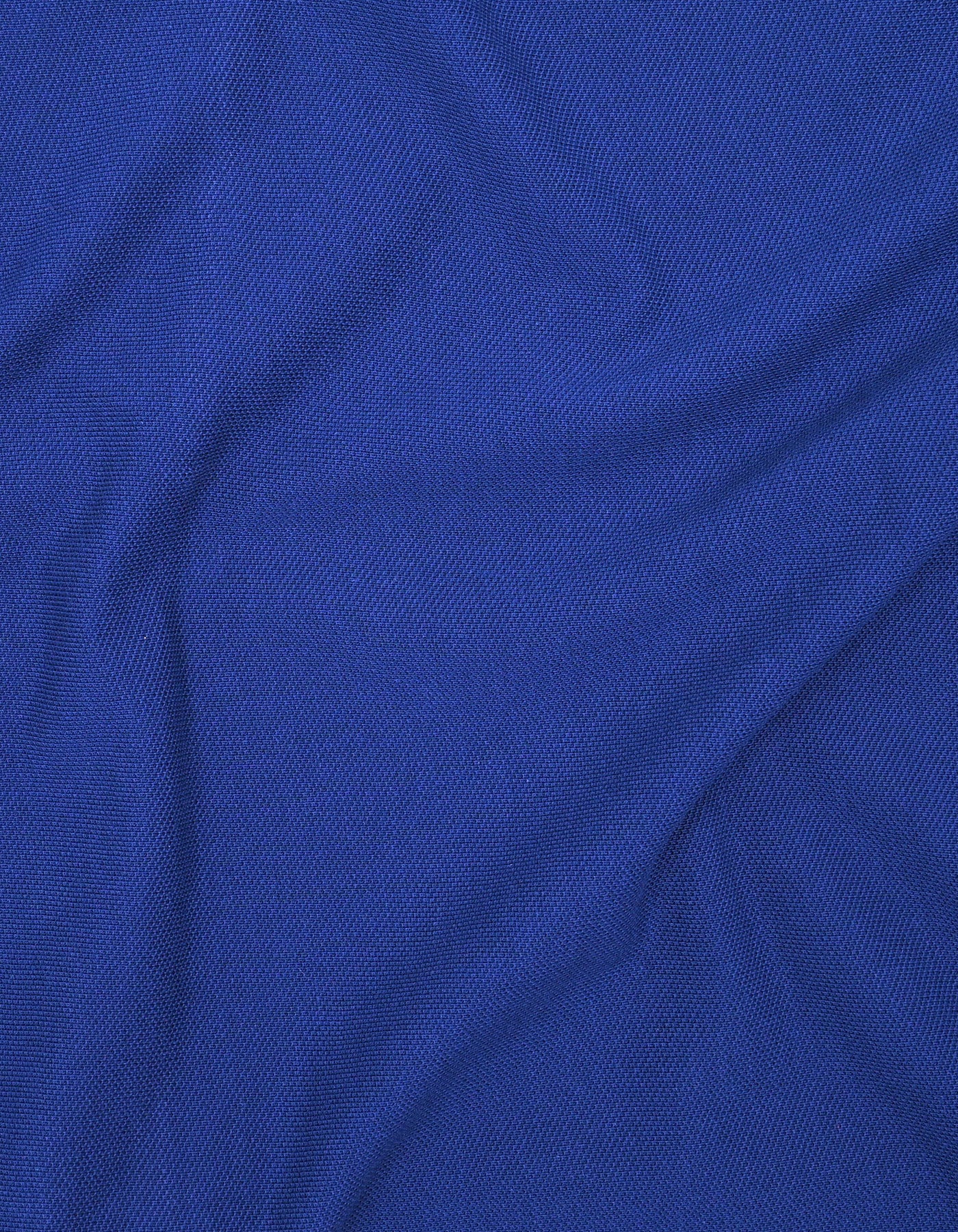 E Blue Color Block Polo Shirt