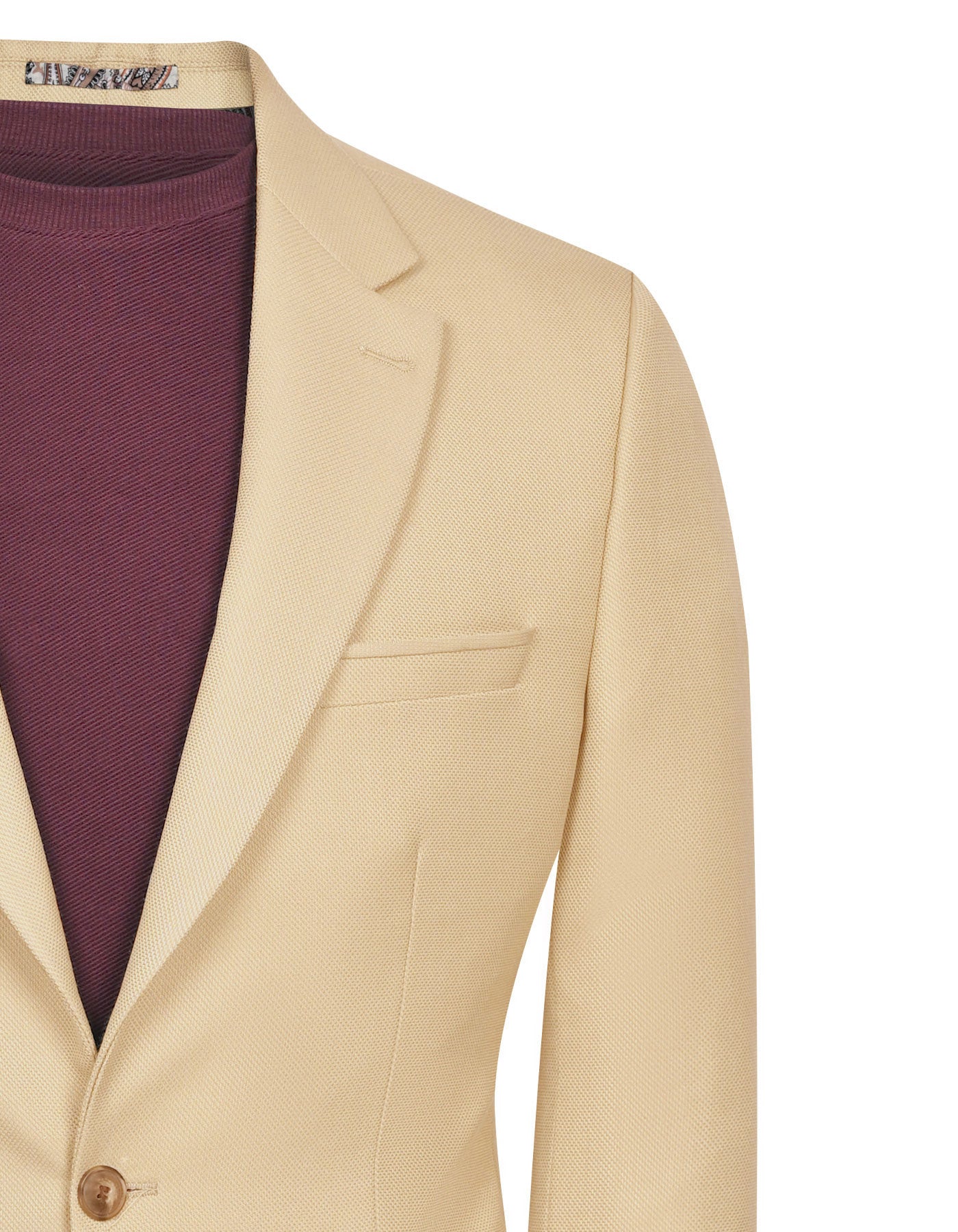 Beige Tailored Smart Fit Coat CC2525-1-36