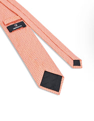 Peach Floral Tie