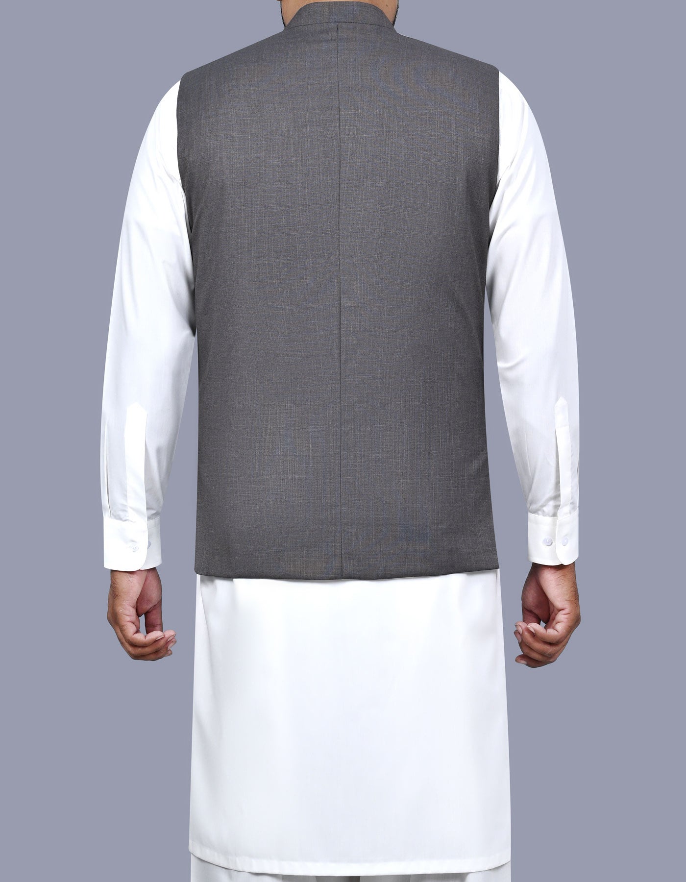 Charcoal Texture Waist Coat WC2516-3S-40