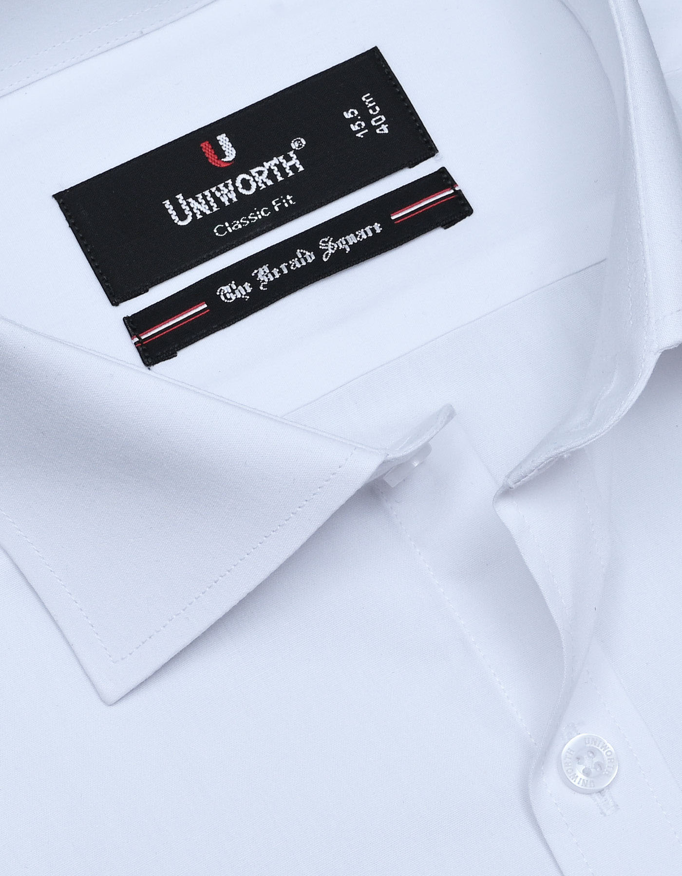 Plain White Classic Fit Shirt FS1524-3RF-15