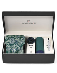 Green Paisley Men Accessories Box