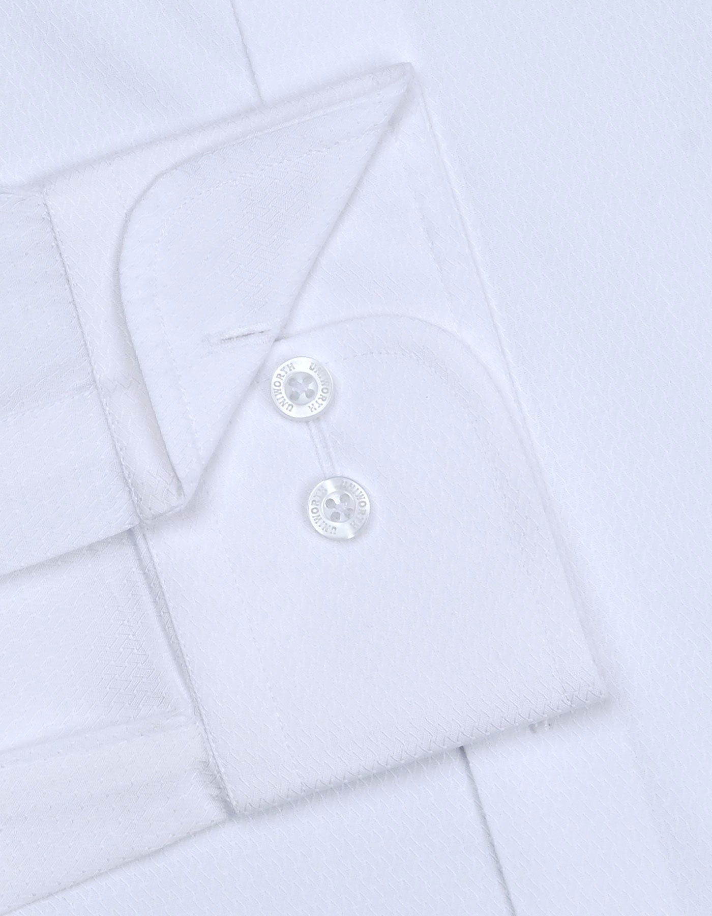 Self White Tailored Smart Fit Shirt FS20422SF-15.5