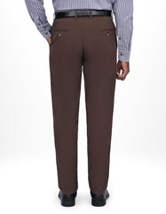 Chocolate Classic Fit Cotton Trouser FTC2530C-40