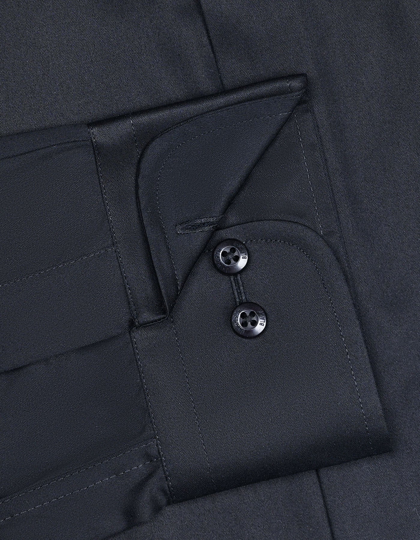 Plain Black Classic Fit Shirt FS2333-1RF-15.5