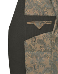 Olive Texture Suit ST2737C-42