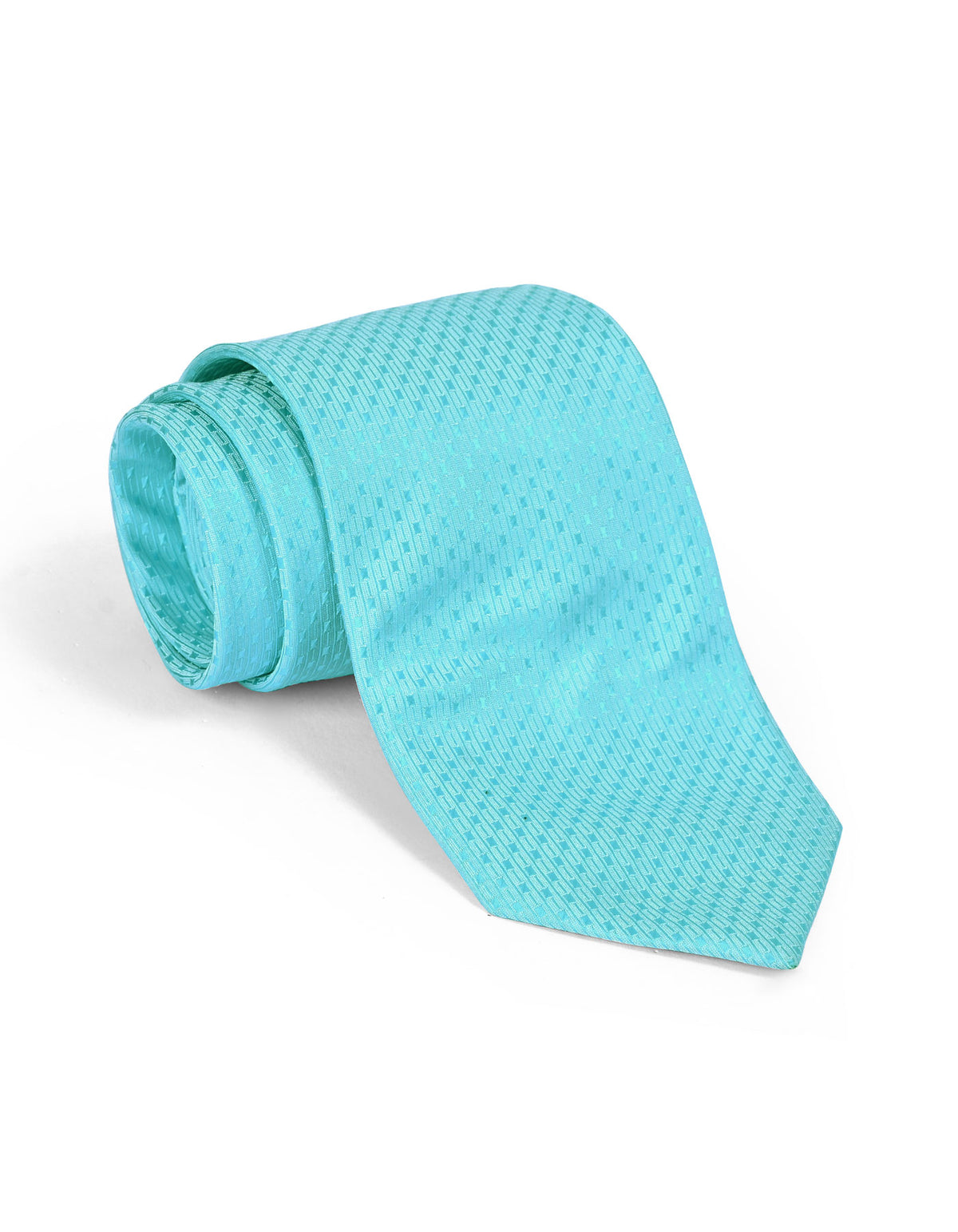 Turquoise Geometric Tie
