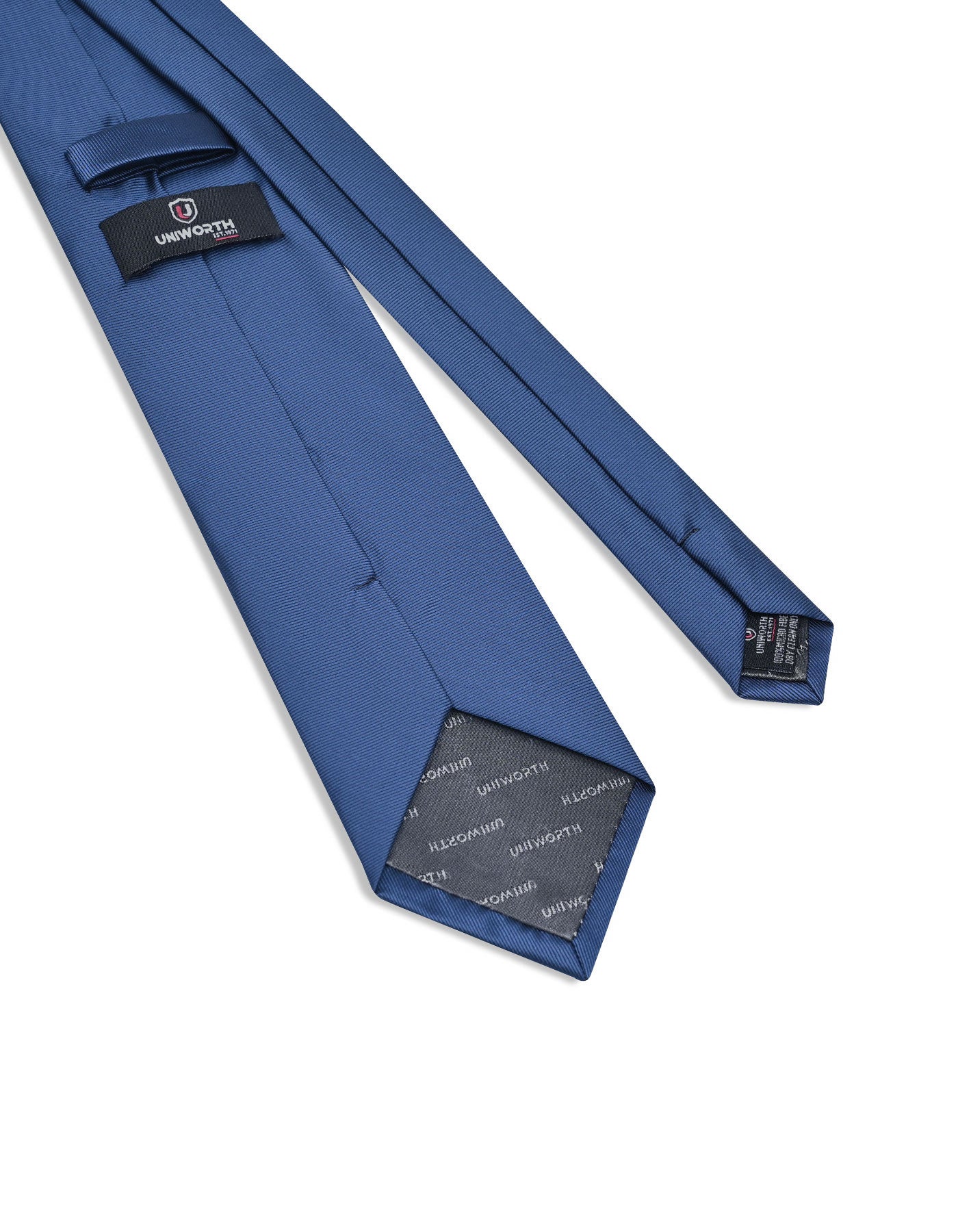 Navy Self Plain Tie