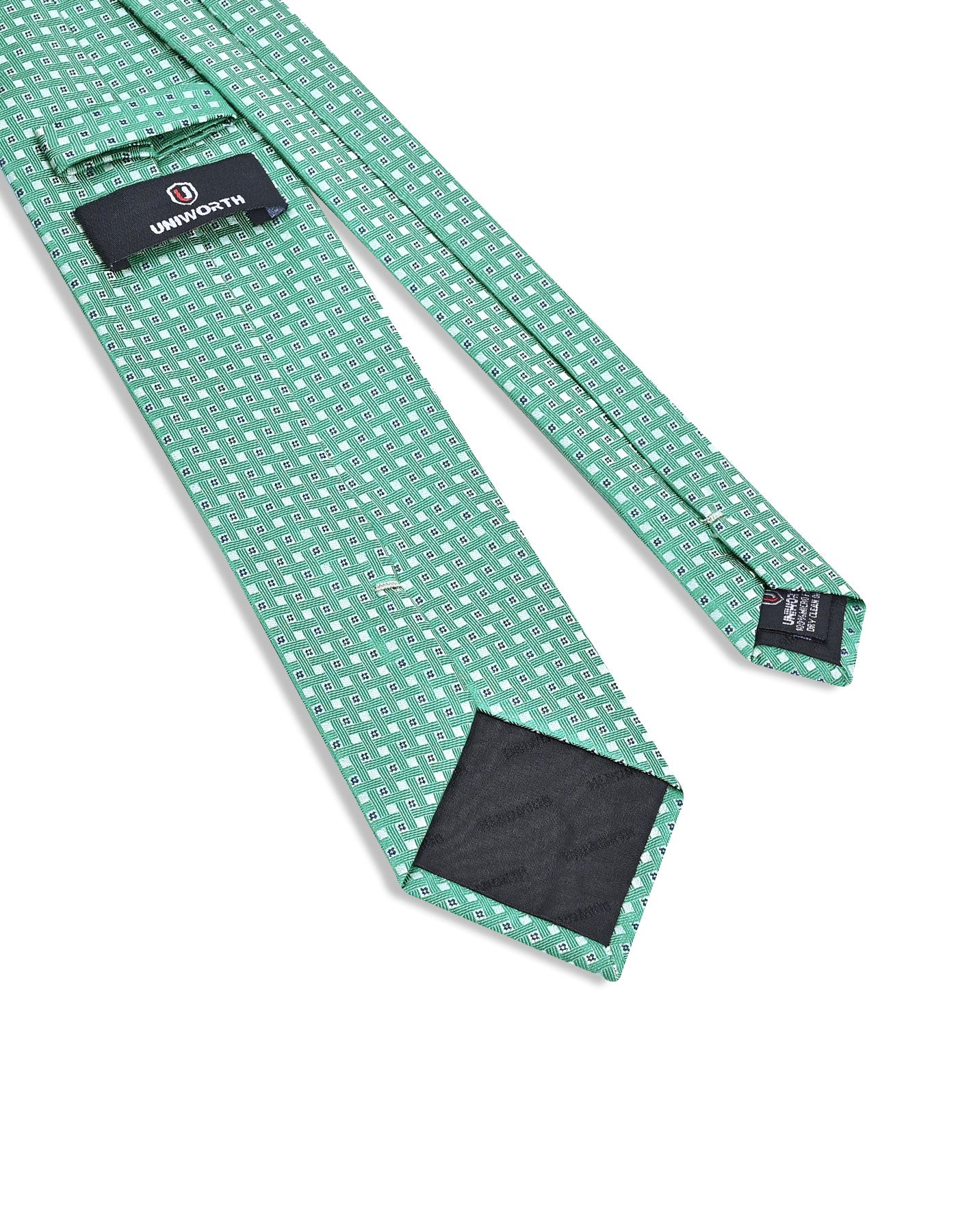 Green Geometric Tie